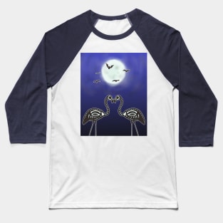 Under the Full Moon Baseball T-Shirt